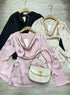 Satin Cowl Neck Top